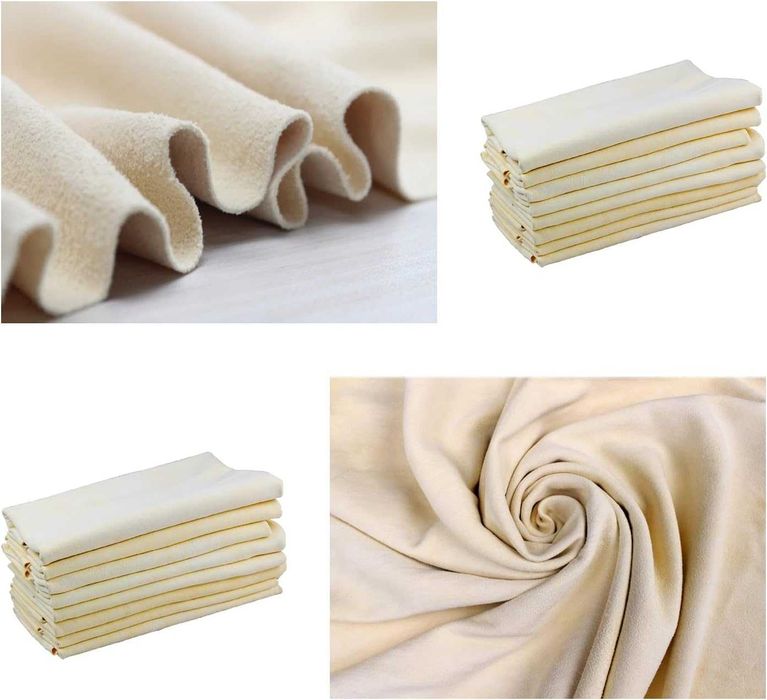 Laveta de curatare naturala din piele de caprioara 30 x 40 cm