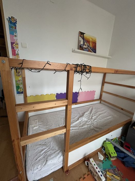 Pat kura ikea reversibil+saltea cadou