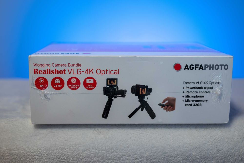 Realishot VLG-4K Optical - Kit Vlogging 4K+ Trepied+card+microfon