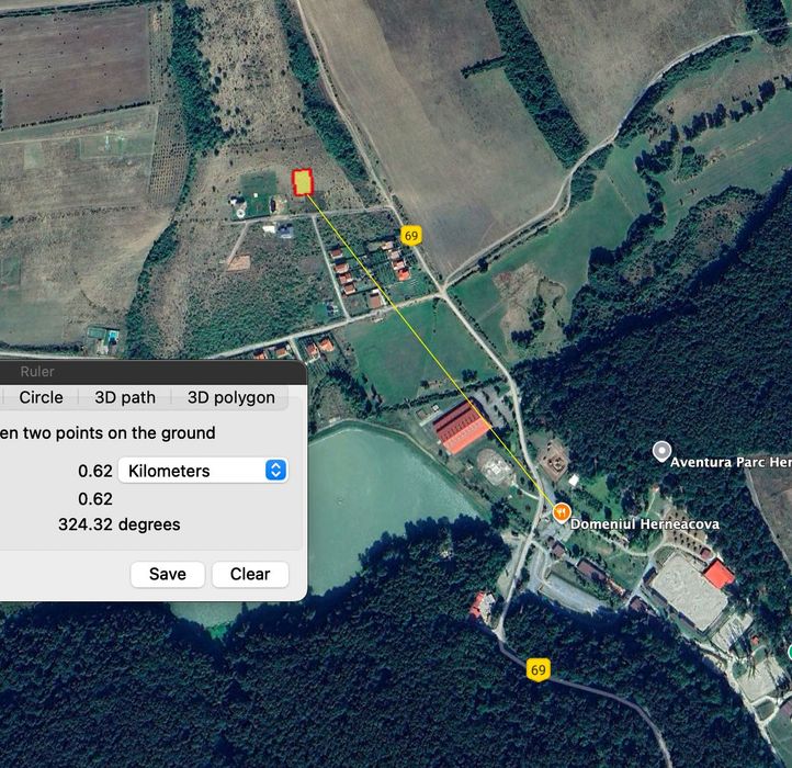 Teren 1.074 mp Zona Herneacova - Lac PUZ Aprobat