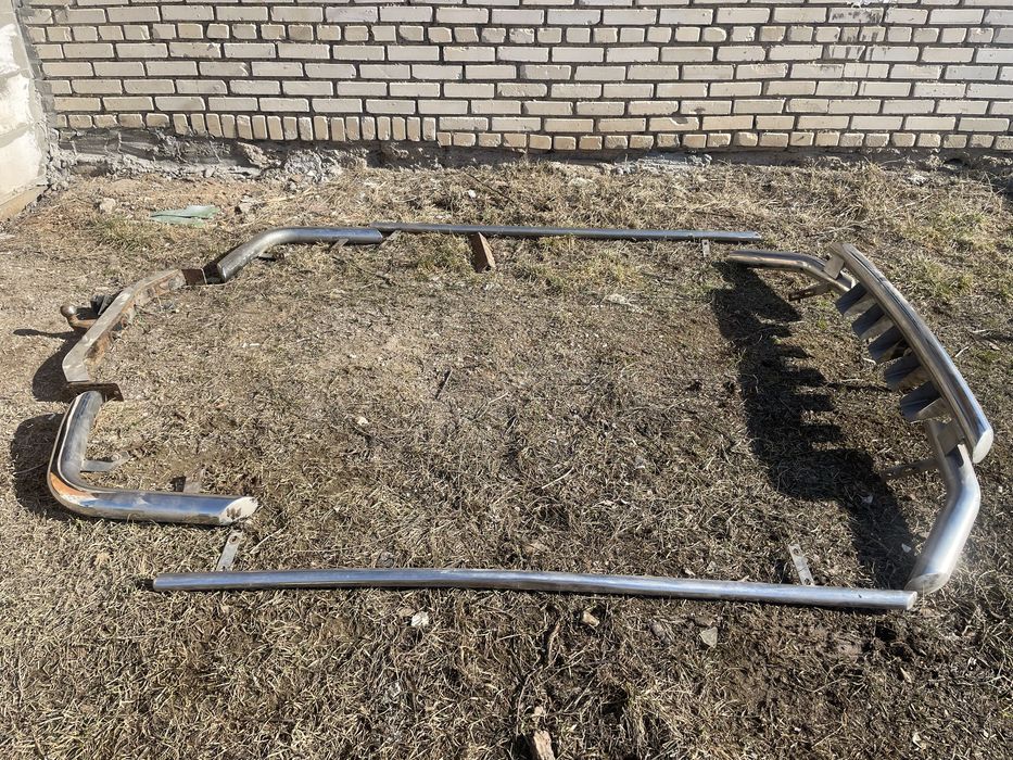 Защита бампера ланкрузер 200