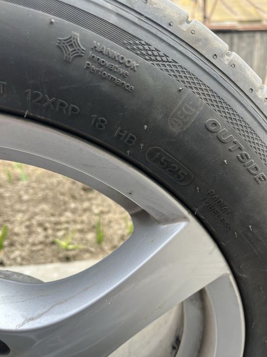 Jante cu cauciucuri vara 205/55 R16 Hankook