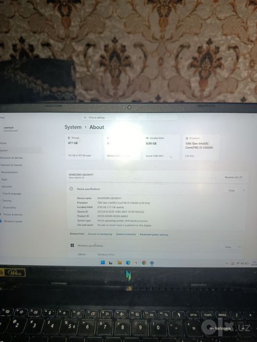 Acer Nitro V 5 -