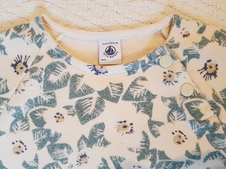 Зимна рокля Petit Bateau,  размер 98-104