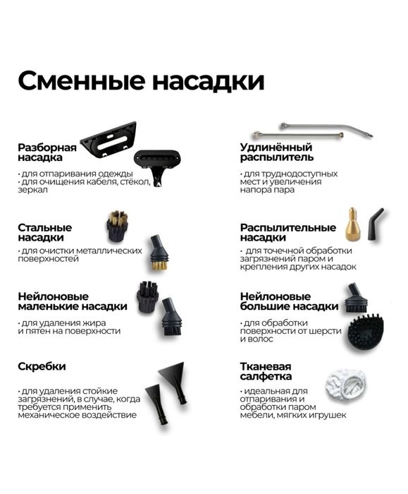 Пароочиститель универсальный
