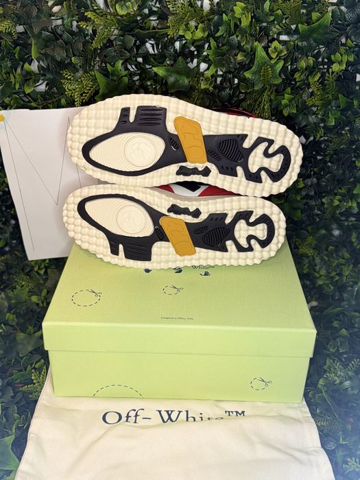 Adidasi/Sneakers Off-White SPONGE red white black  | dustbag | MM2