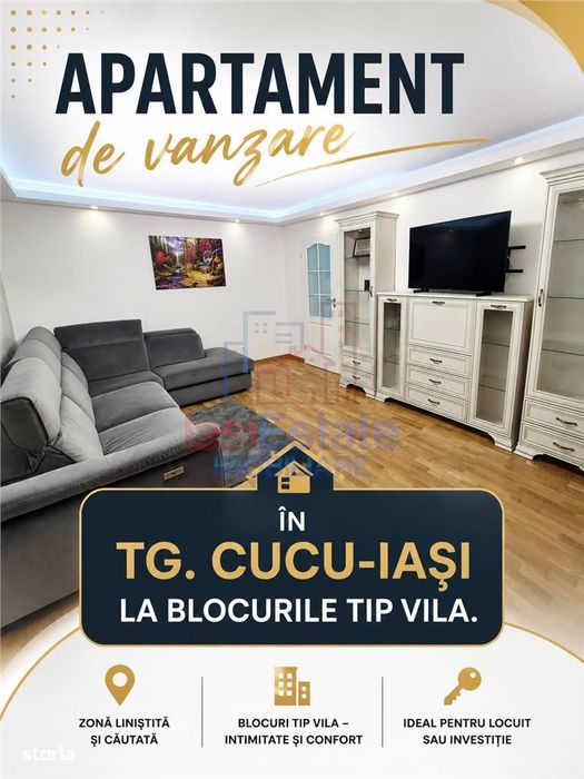 Apartament 2 camere decomandat, Tg. Cucu-Palatul de Justitie, renovat