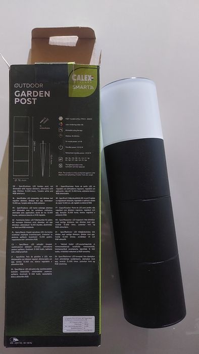 Lampa Gradina Calex Inteligenta Smart Pedestal RGB + Alb Cald 4W IP44