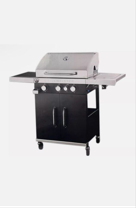 Барбекю на газ с мощност 14,4 киловата Grillmeister / Газово барбекю от инокс
