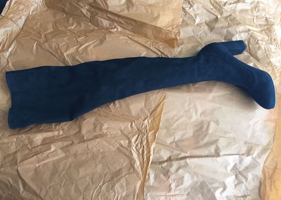 Велурени чизми (overknees) Le Silla, 39, нови