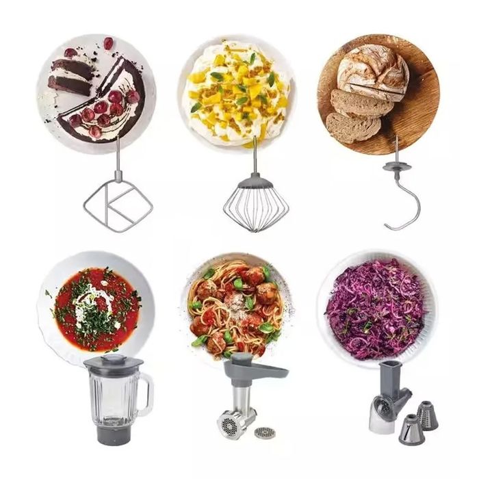 Kenwood Prospero+ KHC29.M0SI – 1000W, 4.3L, Миксер + Мясорубка + Насад