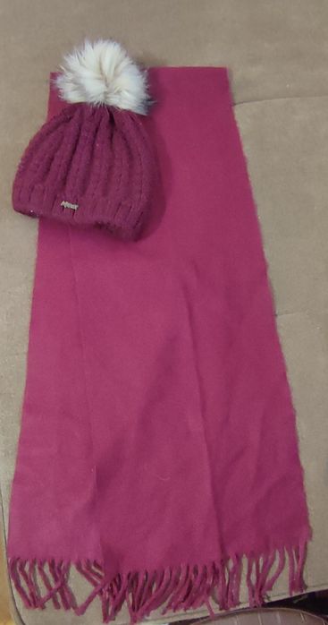 Комплект шапка и шал