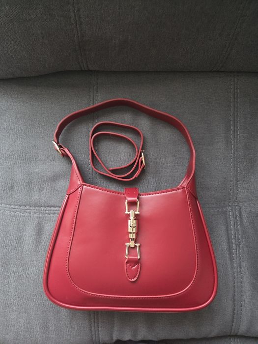 Чанта гучи джаки червена
