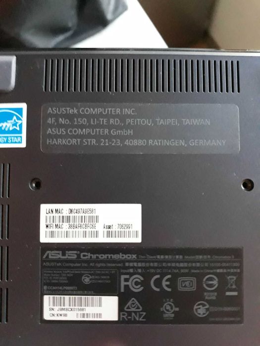 Asus Chromebox 3 i7 8th