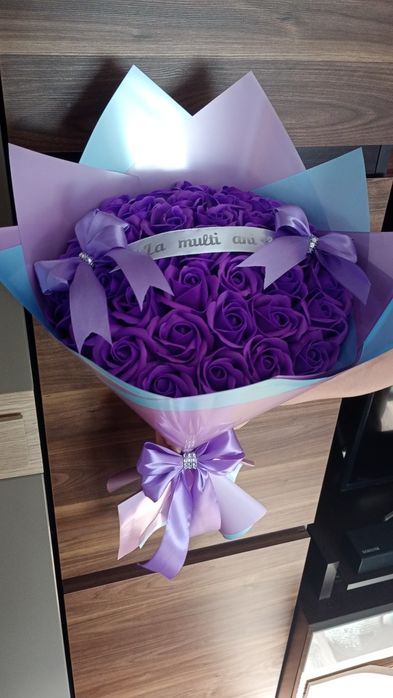 Buchete de trandafiri din săpun