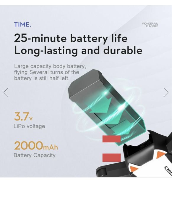 Drona S2S noua, Algena, 8K, 25 min zbor