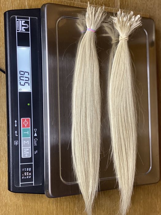 Продам натуральные волосы блонд