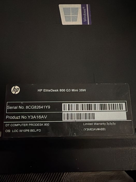Mini Pc HP ProDesk 400 G4 G3 i5 16gb ssd240