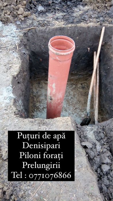 Foraje puturi apa de mica si mare adancime