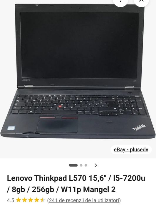 ThinkPAd L570. DDR 4. cu Sim