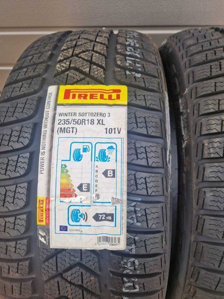 2 Pirelli R18 235/50/ 
нови зимни гуми 
DOT3818