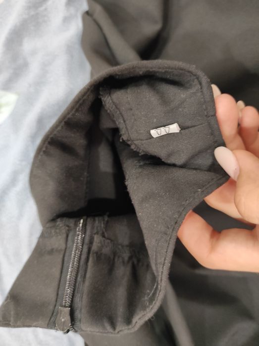 Юбка черная с сеточкой