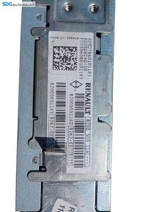 Unitate Radio CD Player Renault Scenic 2 2003 - 2009 Cod 8200505114T 8200505114 [LC1096]