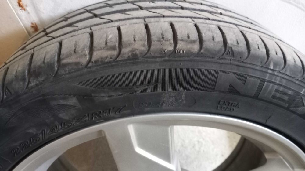 Продавам джанти 17", 5х114.3, като НОВИ със летни гуми за Lexus, Honda и др.