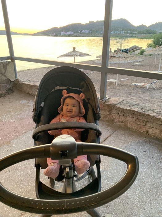 Коляска stokke оригинал два сменных корпуса