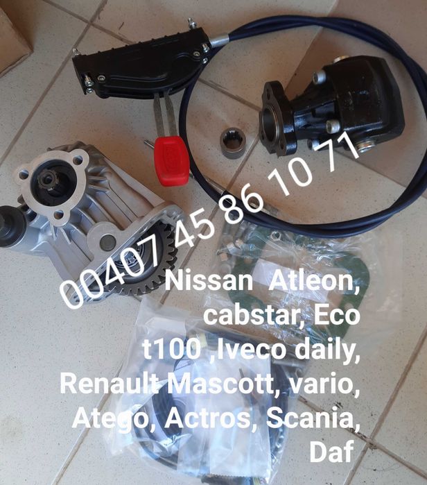 Cilindru basculare semiremorca agregate, cereale, kit basculare