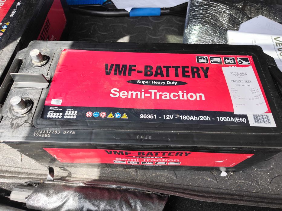 Тягов акумулатор VMF super heavy duty 180 ah