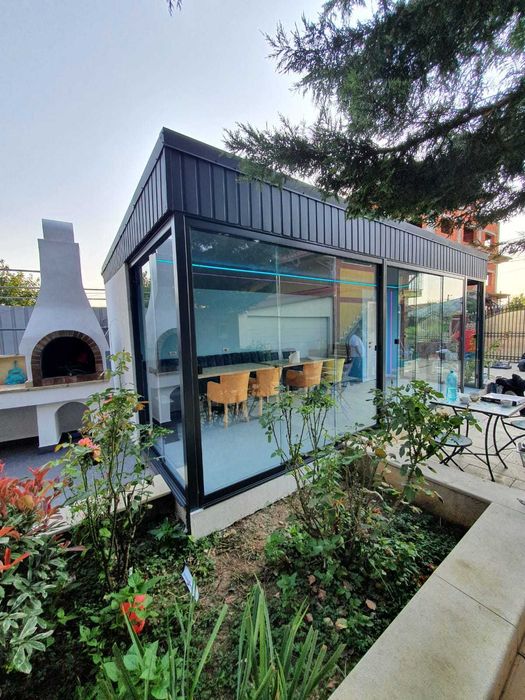 Pergola terasa/ inchideri sticla securizata / ghilotina / armonica