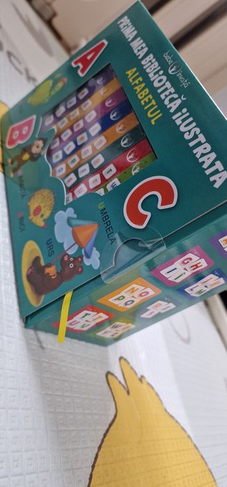Cutie Bebe Invata Prima mea biblioteca Ilustrata  Alfabetul