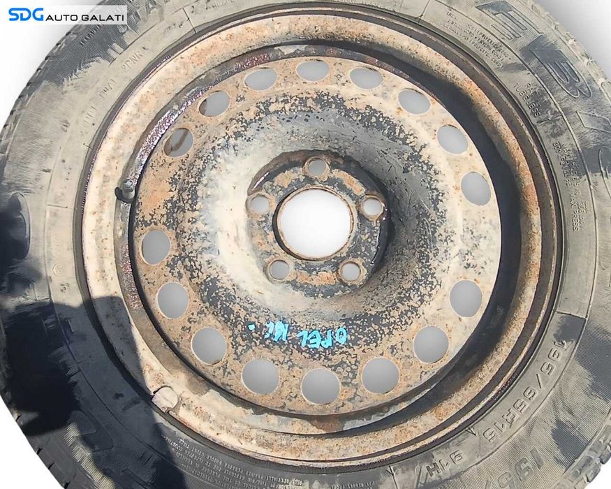 Janta Roata Rezerva Normala Tabla Otel 195 65 15 R15 Opel Omega B 1994 - 2003 (6JX15H2 ET49) [JNT0048]