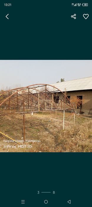 Hovli uy sotiladi 10 sotik 5xona uyi bor