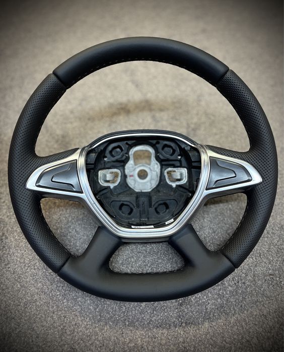 Volan piele naturala Nappa Dacia Duster Logan Sandero 2010-2021