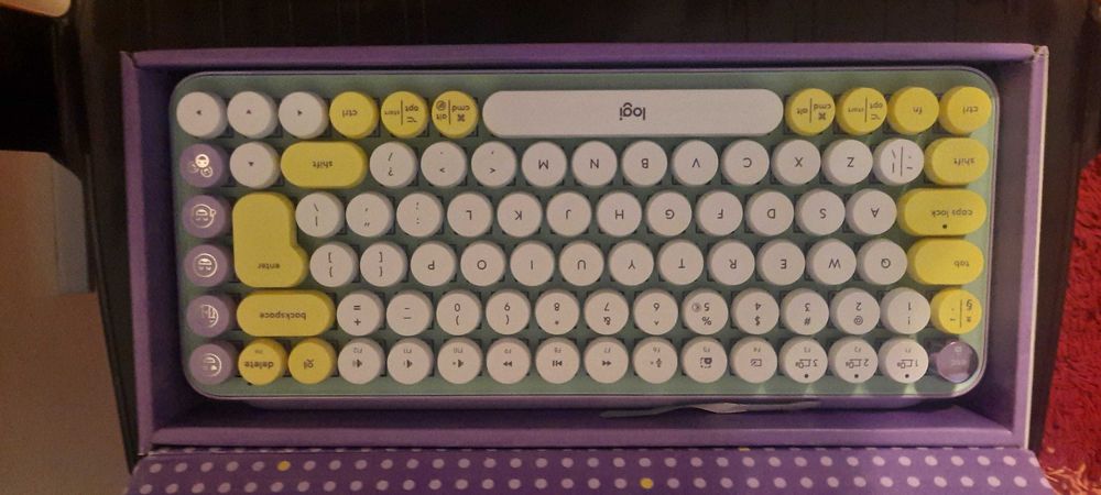 Tastatura logitech pop keys mecanica wireless