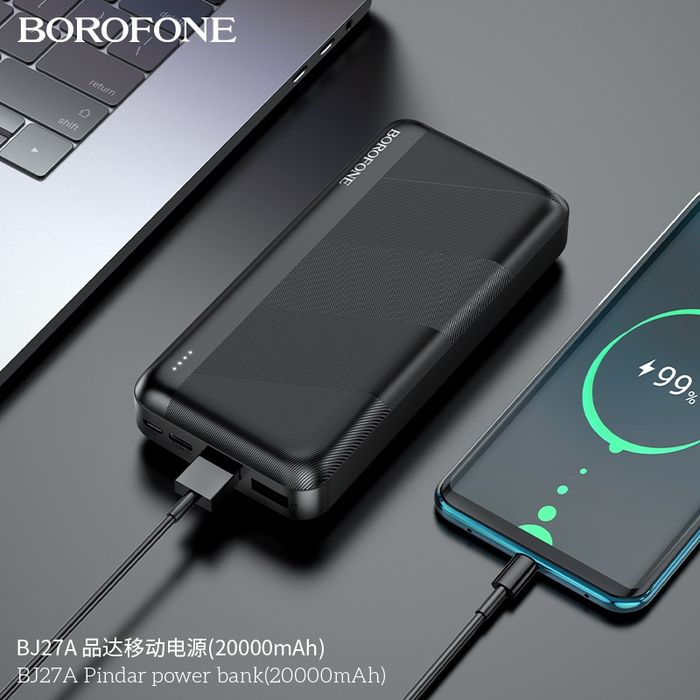 Borofone BJ27A Pindar series 20000mAh Power Bank Dual Output