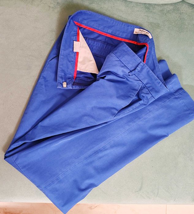 Pantaloni smart-casual, intens royal-blue - Depot 96, Mărime 42