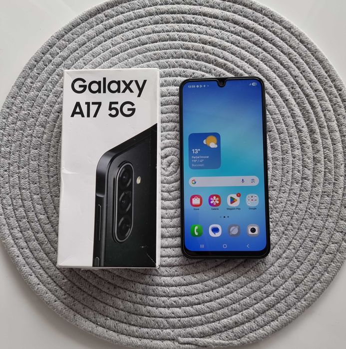 Samsung Galaxy A17 Black impecabil, 128 GB, 4 GB Ram, liber