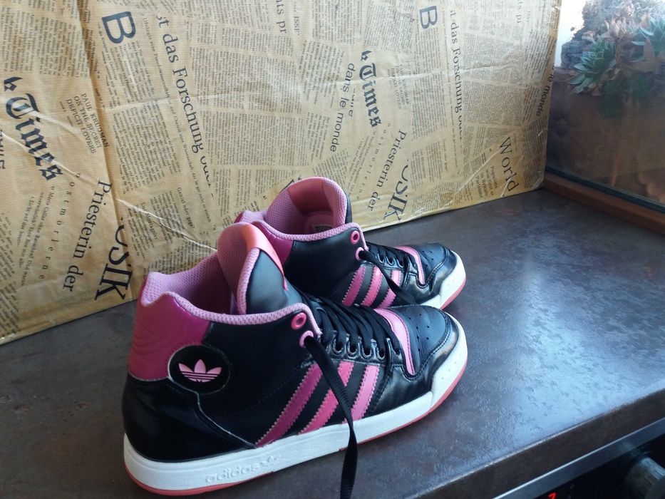 №37,5 Adidas-кожени маратонки,кецове,спортни обувки