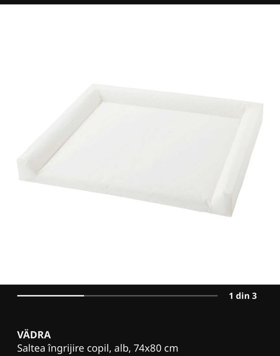 Pat | Masă de înfășat | Ikea Myllra