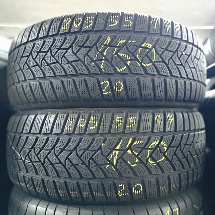 2x 205/55/17 M+S DUNLOP 2020 Stare excelentă