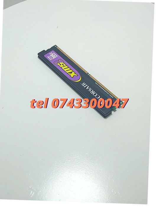 Modul Ram 1 Giga Corsair Ddr2 800Mhz Cm2X1024 - 6400C4 Ddrii Pentru Inlocuire Reparatie Sau Completare Echipament Compatibile Ref 2094