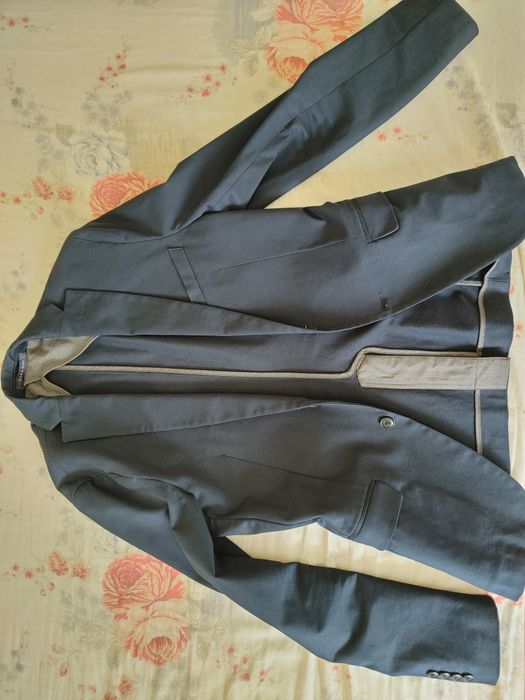 Sacou Zara Man, bărbați, mărime 48/M, bleumarin