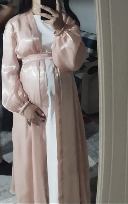 Платье с накидкой для беременных и кормящих