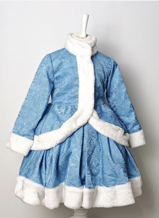 Костюм Снегурочки на девочку 6-8 лет