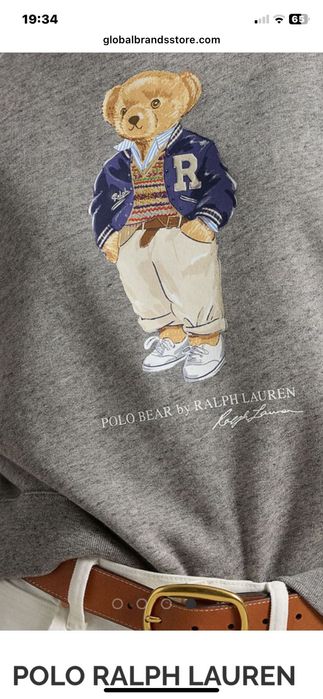 Ralph Lauren bear оригинален суичър