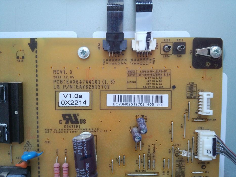 LG 42LM761T-ZA платы