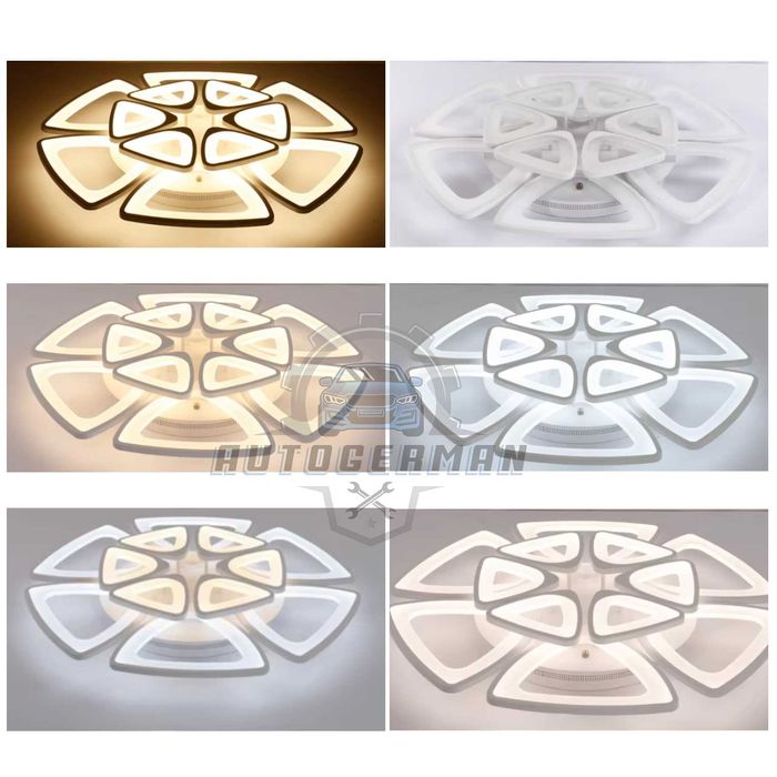 Осветление спалня хол офис 100 W нови модели с дистанционно управление